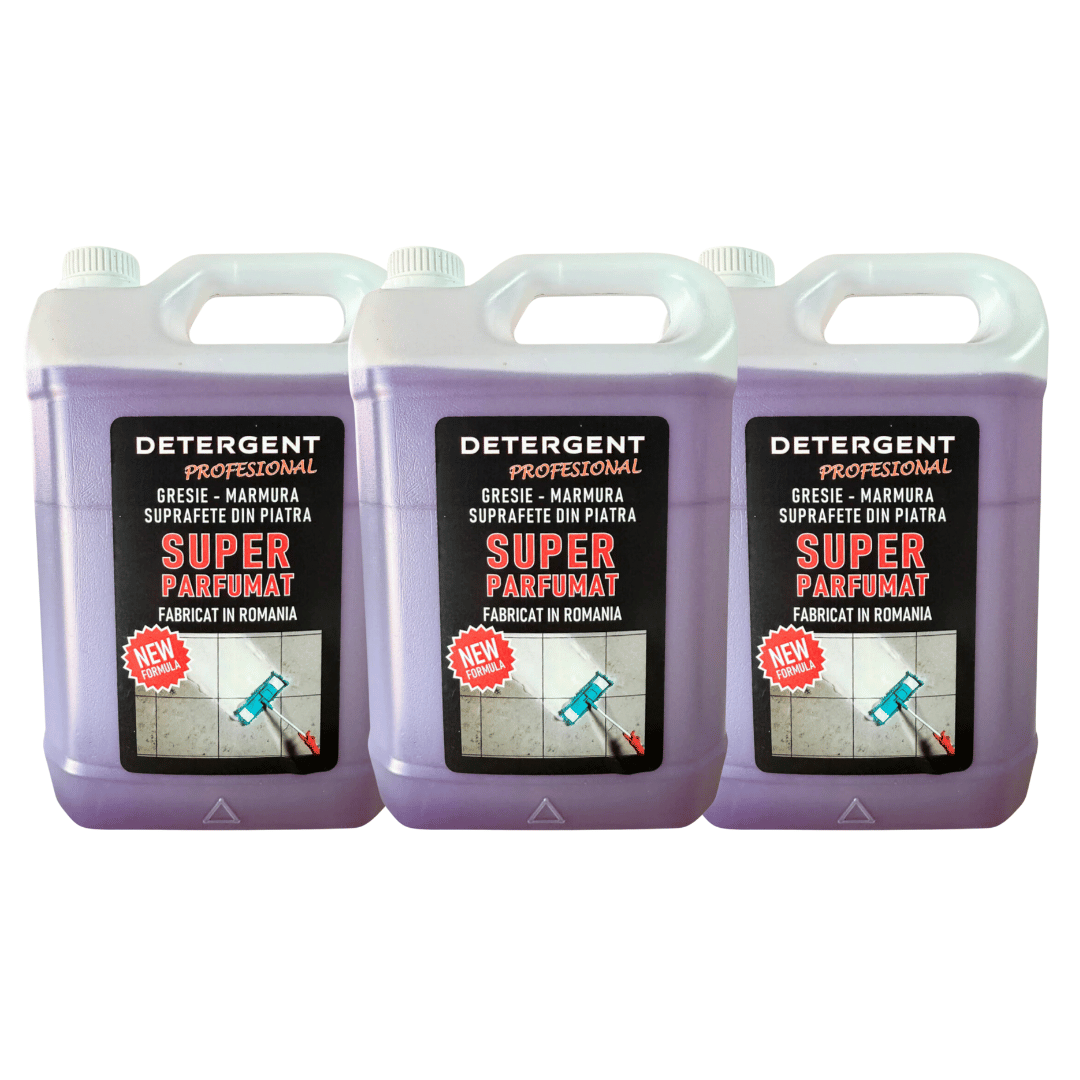 Pachetul cu 3x Detergent Profesional Pardoseala 5L